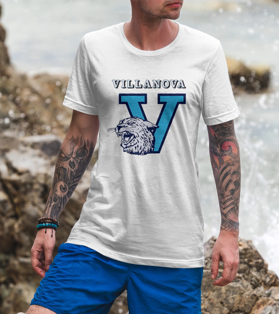 Villanova Wildcats Basketball V Logo 2026 T-Shirt