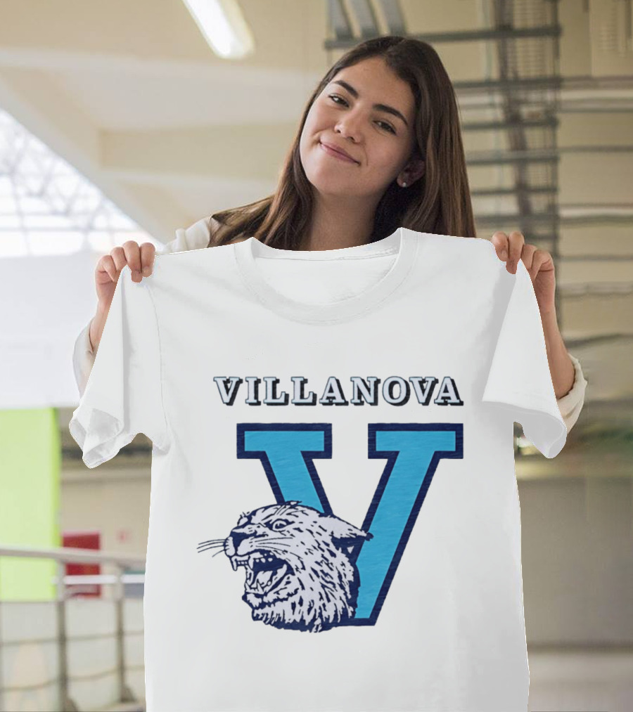 Villanova Wildcats Basketball V Logo 2026 T-Shirt