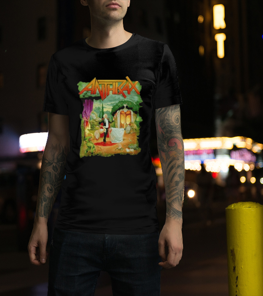 Anthrax Cursum Perficio Theatrical Scene With Creatures T-Shirt