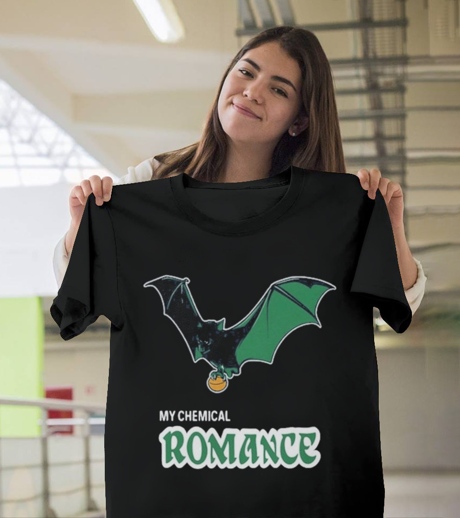 My Chemical Romance Bat Green Logo Philadelphia 08 15 2025 T-Shirt