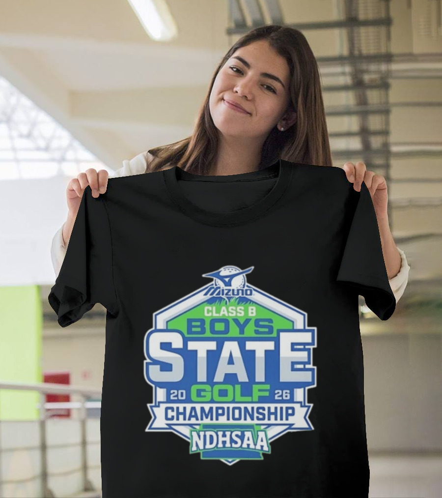 NDHSAA Mizuno Class B Boys State Golf Championship 2026 T-Shirt