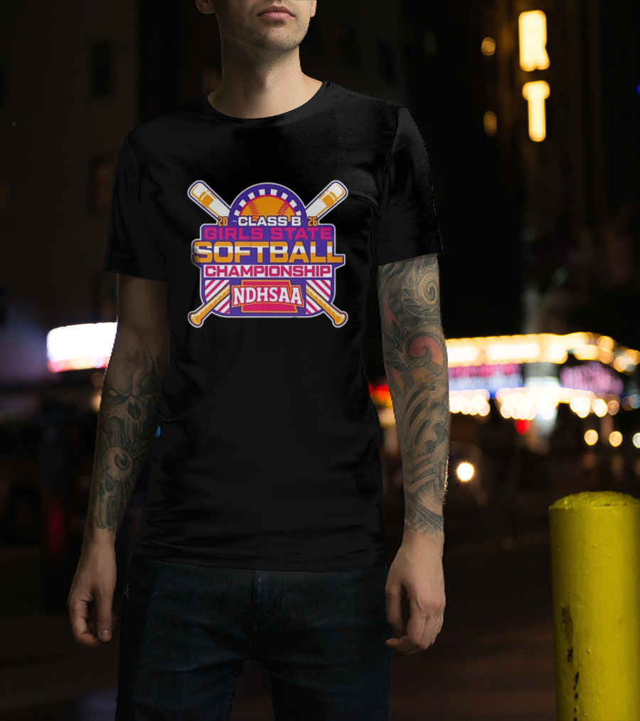 NDHSAA Class B Girls State Softball Championship 2026 T-Shirt