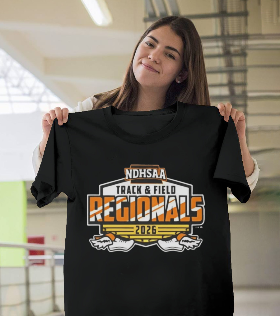 NDHSAA Track And Field Regionals 2026 Athletic Event Recognition T-Shirt