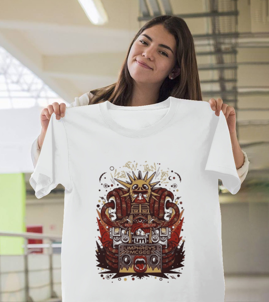 Umphrey's Mcgee Summer Tour 2026 Skeleton And Sunburst T-Shirt