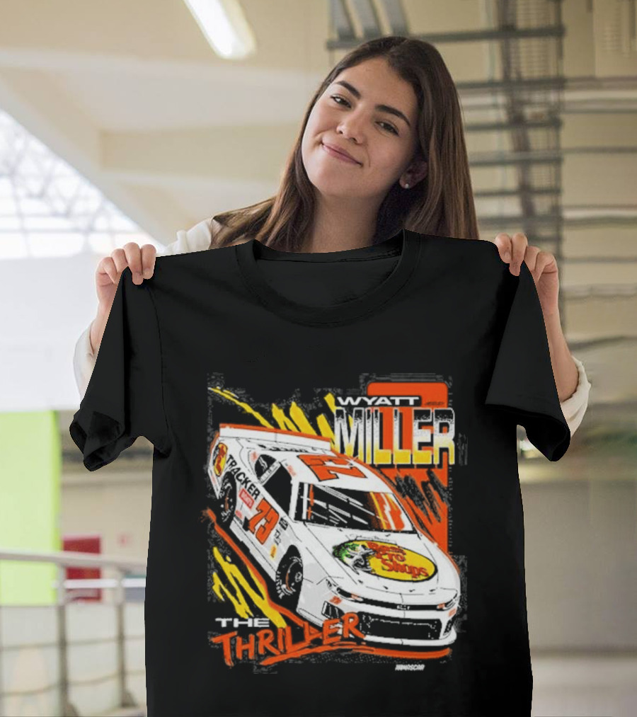 Wyatt Miller Racing Thriller 2026 Late Model Stock Bass Pro T-Shirt