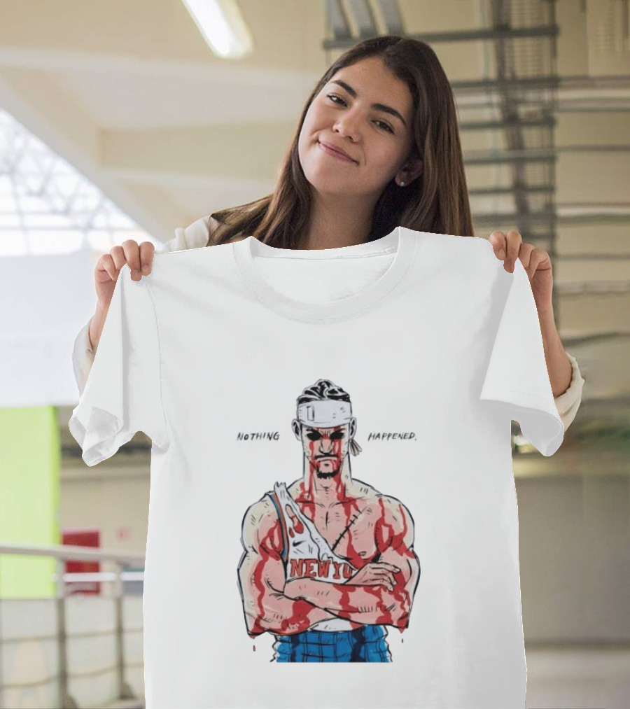 Roronoa Zoro Knicks Nothing Happened Crossover With Josh Hart T-Shirt