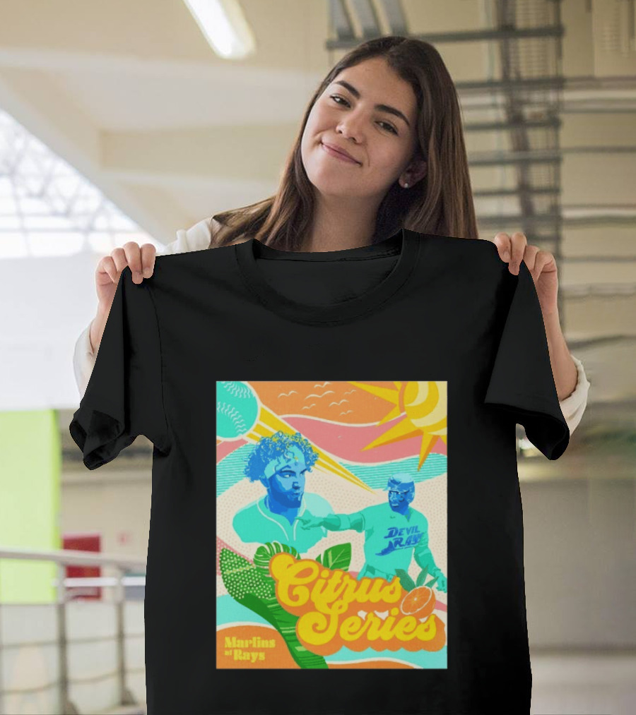 Citrus Series Miami Marlins Tampa Bay Devil Rays T-Shirt