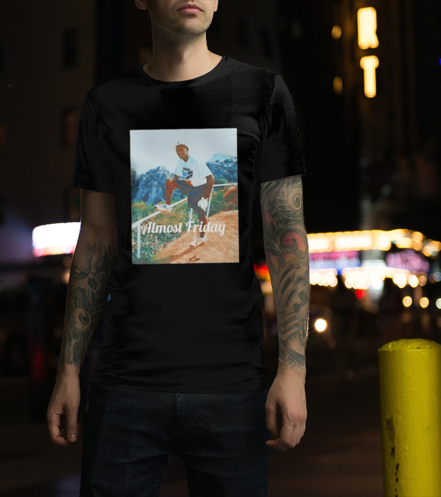 Michael Jordan Golfing Almost Friday Scenic View T-Shirt