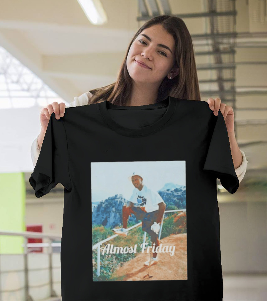 Michael Jordan Golfing Almost Friday Scenic View T-Shirt