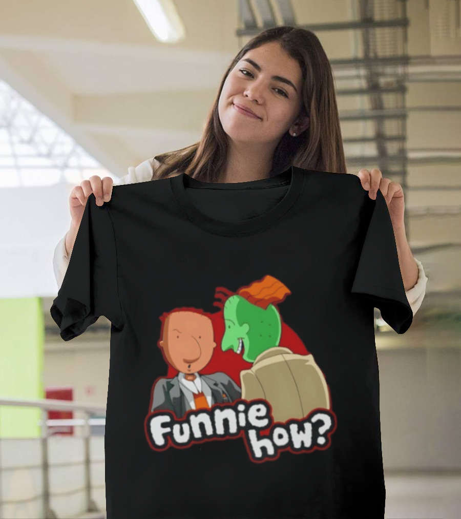 Doug Funnie Funny How Animated Series Characters Meeting T-Shirt
