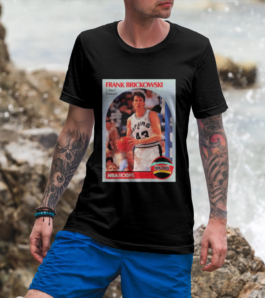 Frank Brickowski Center Forward San Antonio Spurs NBA Hoops T-Shirt