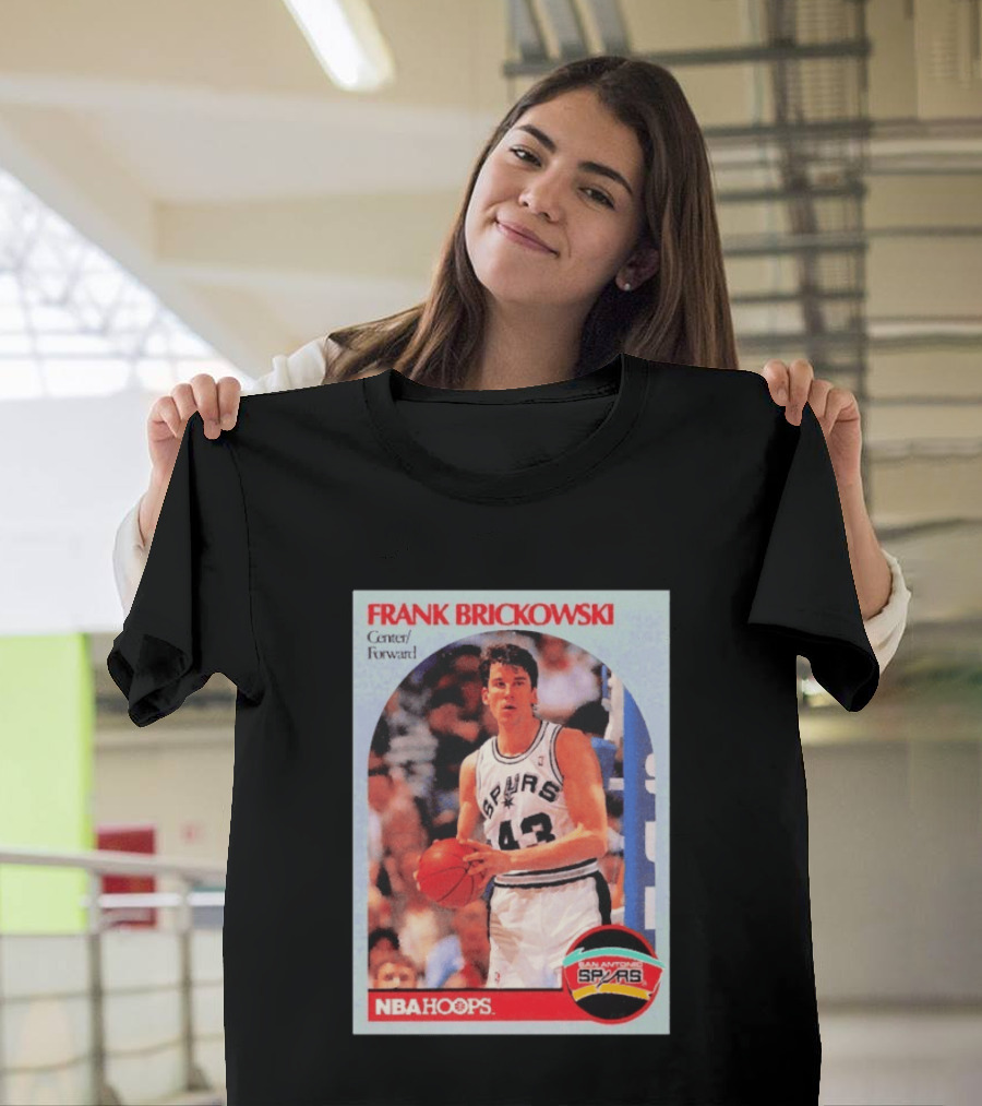 Frank Brickowski Center Forward San Antonio Spurs NBA Hoops T-Shirt