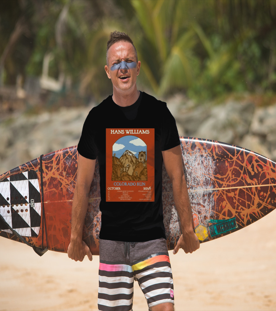 Hans Williams Colorado Run October 2026 Steamboat Springs Aspen Fort Collins Boulder Denver Colorado Springs T-Shirt