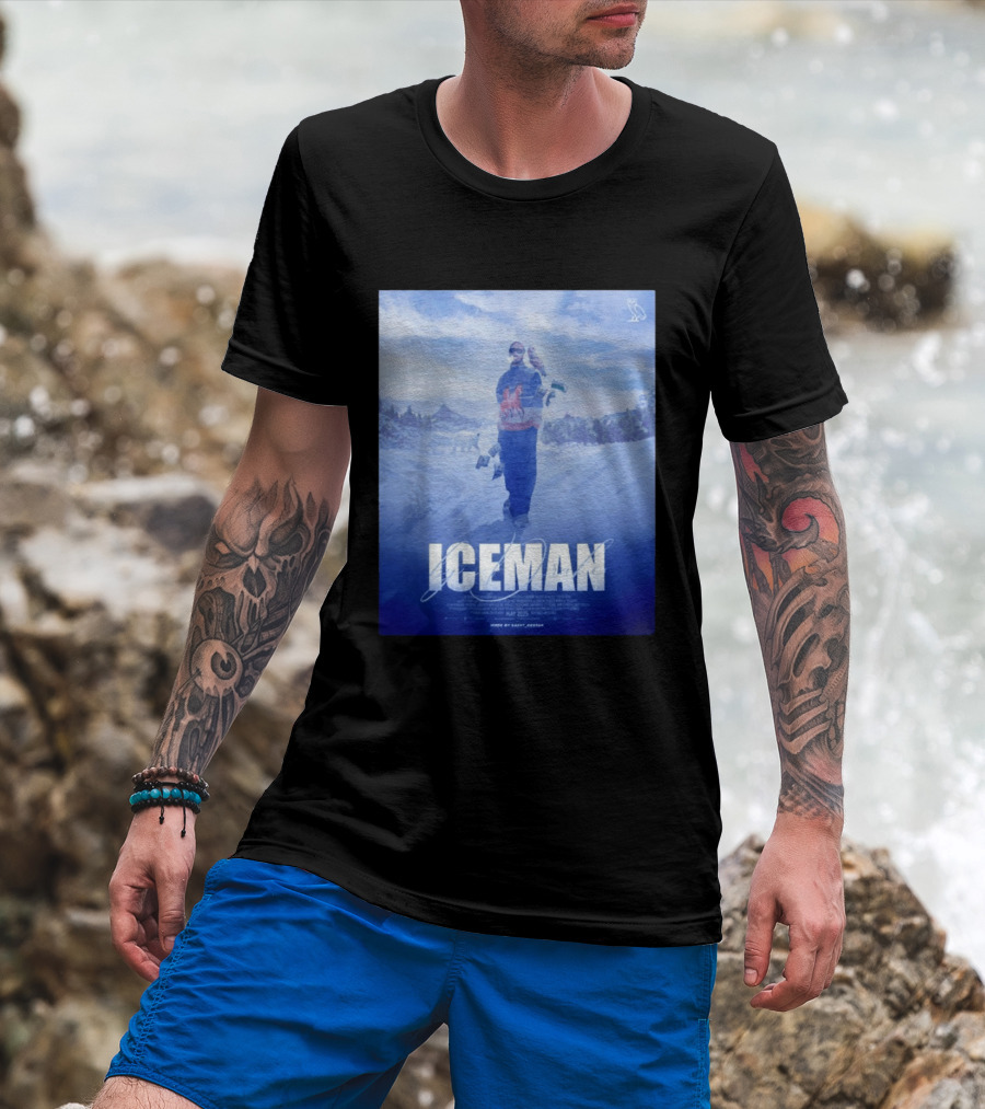 ICEMAN By Drake Featuring Saint Justin OVO Collaboration 2025 Winter Snowy Landscape T-Shirt