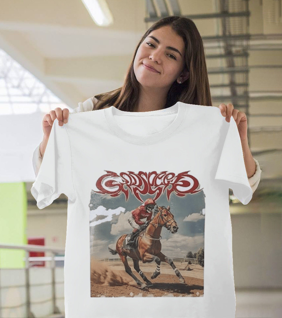 Godspeed Thoroughbred Racing Out Of Many One Bone T-Shirt