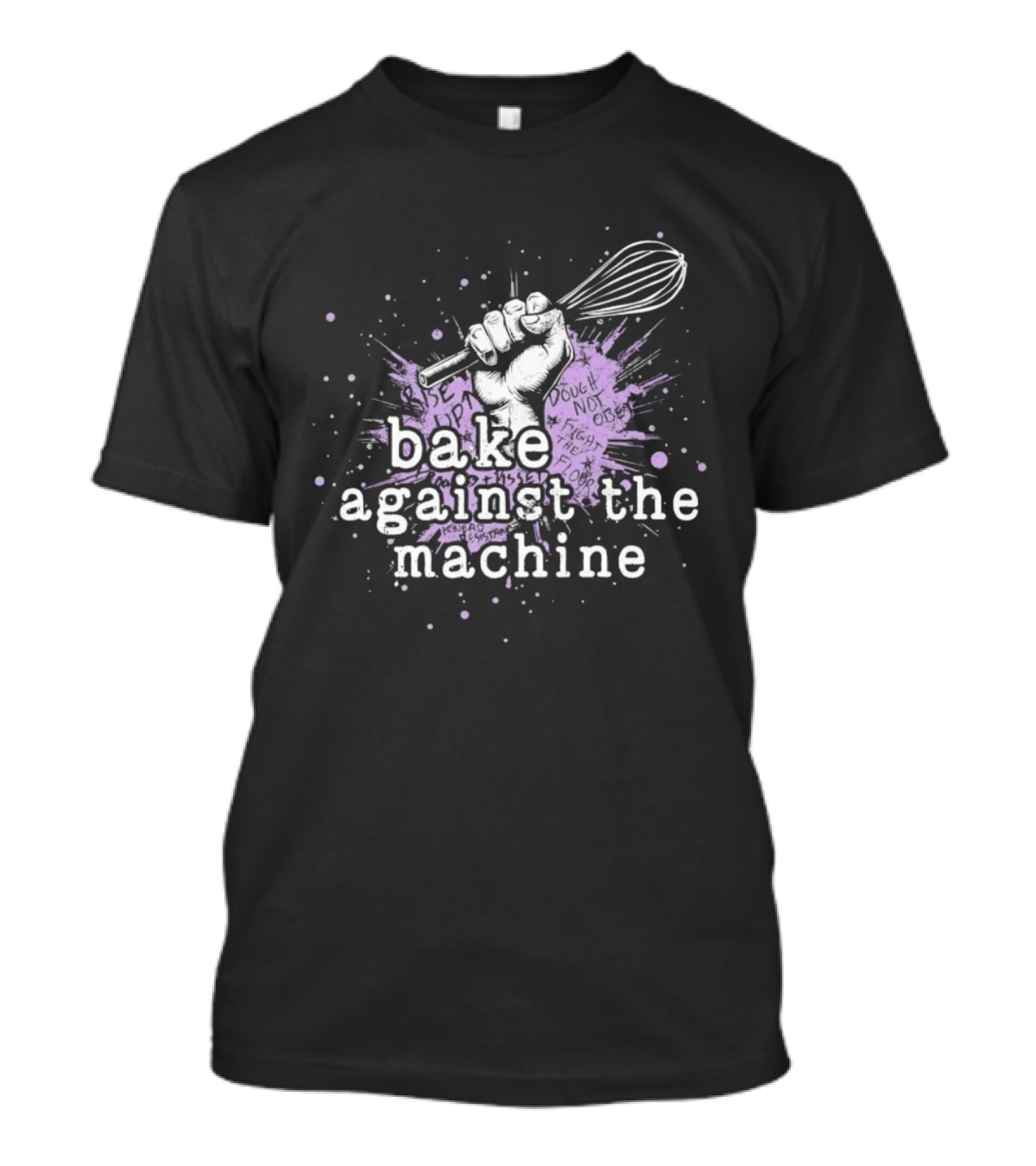 Bake Against The Machine Fist Whisk Revolution T-Shirt