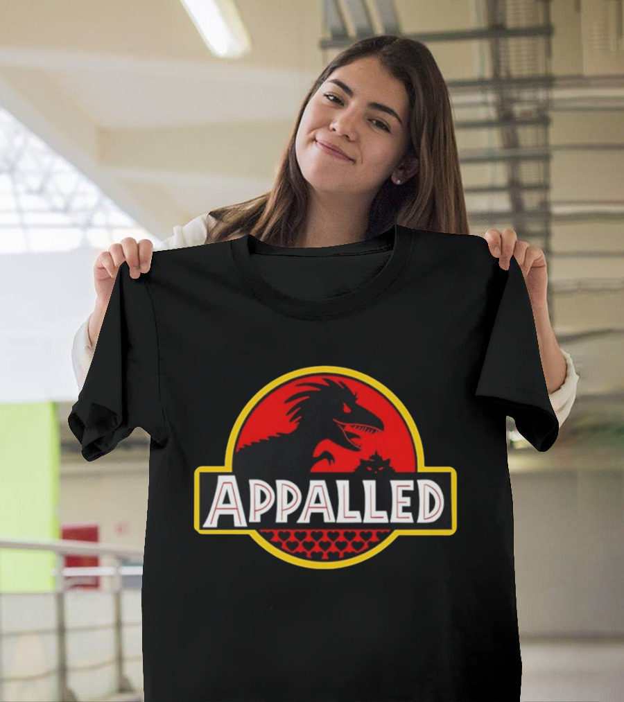 Jurassic Park Dinosaur Appalled Parody With Mongo T-Shirt