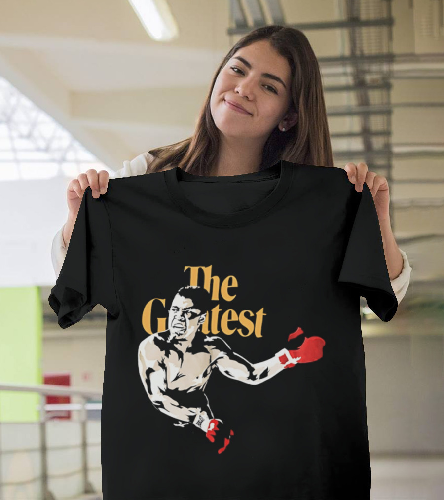 The Greatest Muhammad Ali Red Gloves Boxer T-Shirt