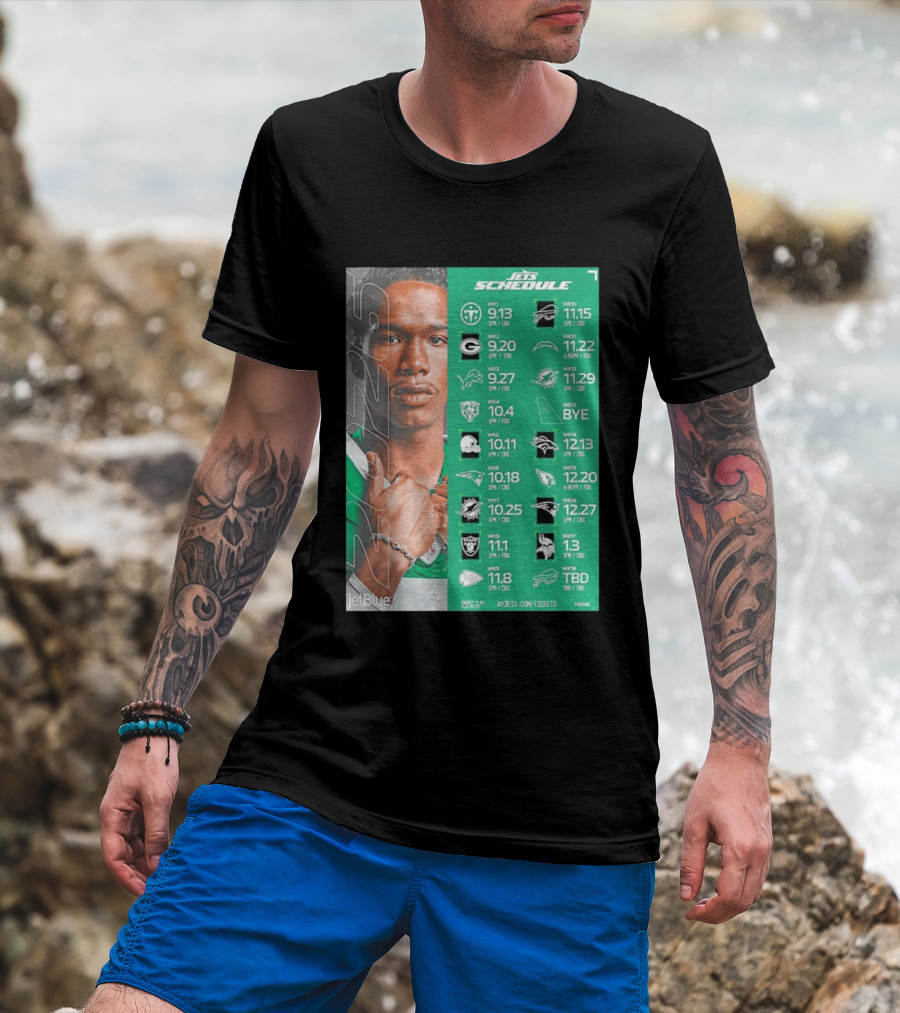 New York Jets 2026 Schedule NFL Matchups And Dates T-Shirt