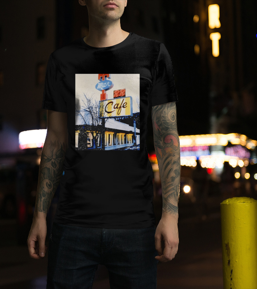 Twin Peaks Mar RR Cafe Sign Iconic Diner Scene T-Shirt