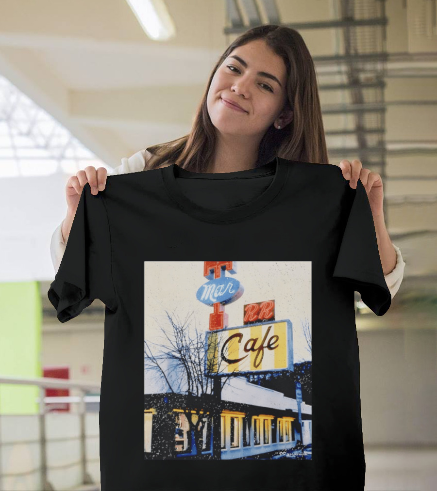 Twin Peaks Mar RR Cafe Sign Iconic Diner Scene T-Shirt