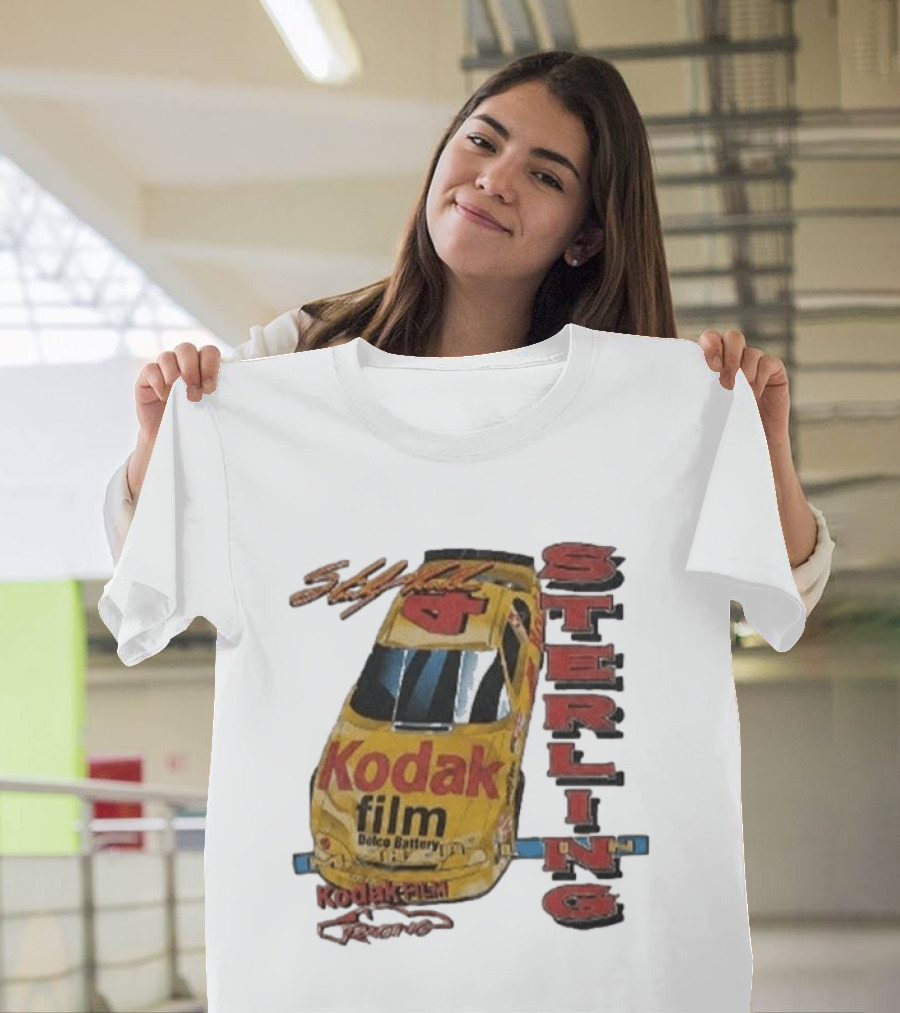 AJ Dillon Kodak Racing Sterling Marlin Kodak Film Delco Battery Car T-Shirt