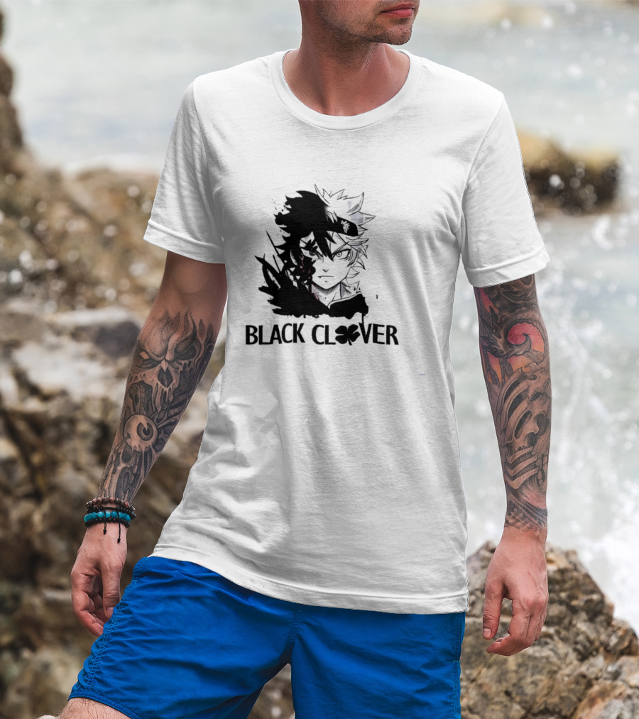 Black Clover Asta Split Demon Form Never Give Up Anime Manga 2026 Future Arc T-Shirt