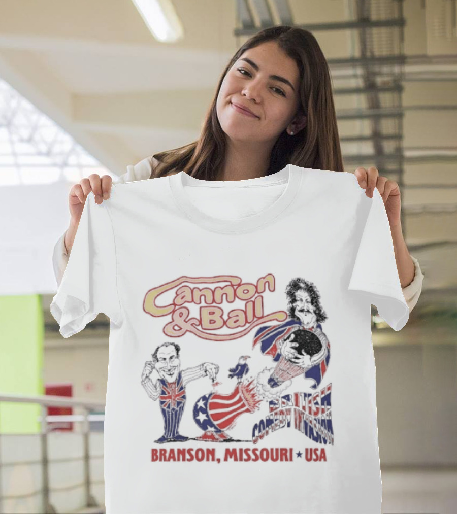 Cannon And Ball Branson Missouri USA British Comedy T-Shirt