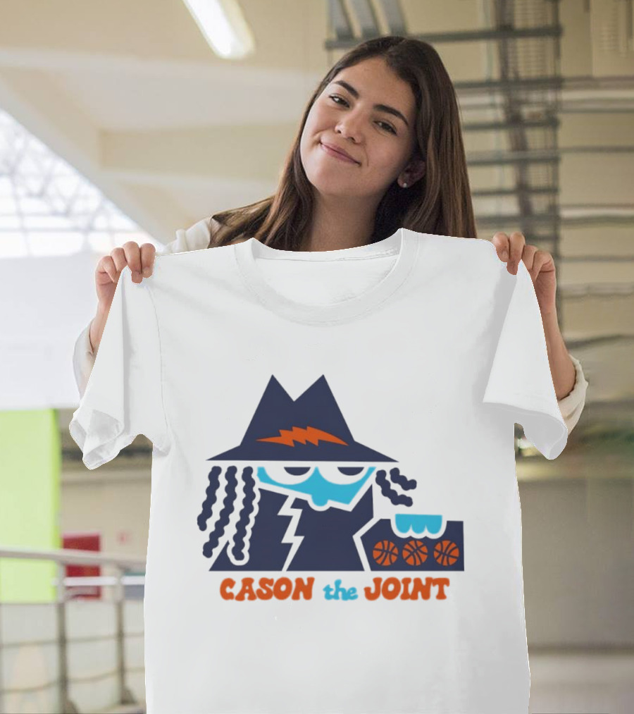 Cason The Joint Lightning Bolt Hat Basketball Trio T-Shirt