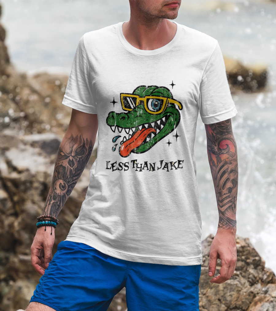Less Than Jake Sunglasses Alligator T-Shirt