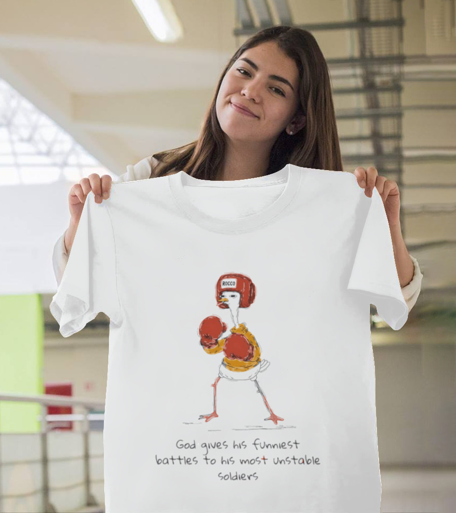 Stork God Gives His Funniest Battles To His Most Unstable Soldiers T-Shirt