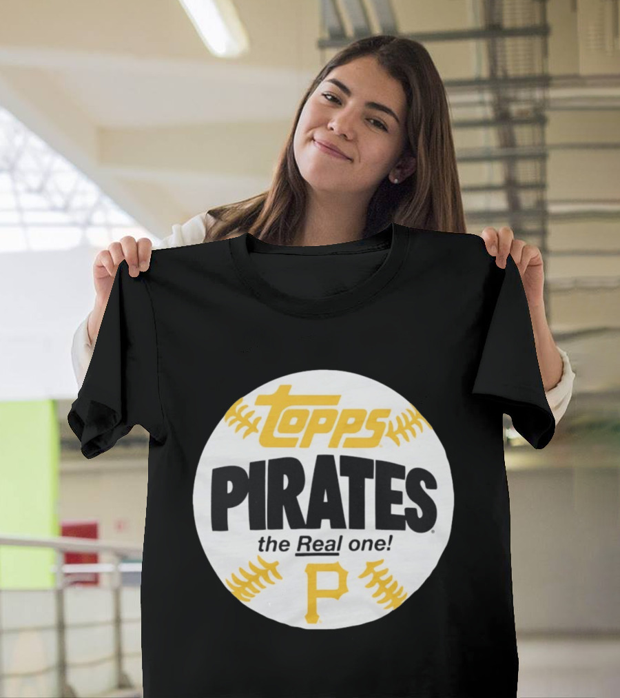 Topps Pirates The Real One MLB Pittsburgh Baseball T-Shirt