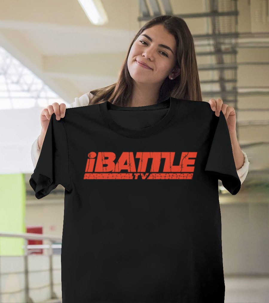 IBattleTV Barb Wire Streaming Entertainment Platform T-Shirt