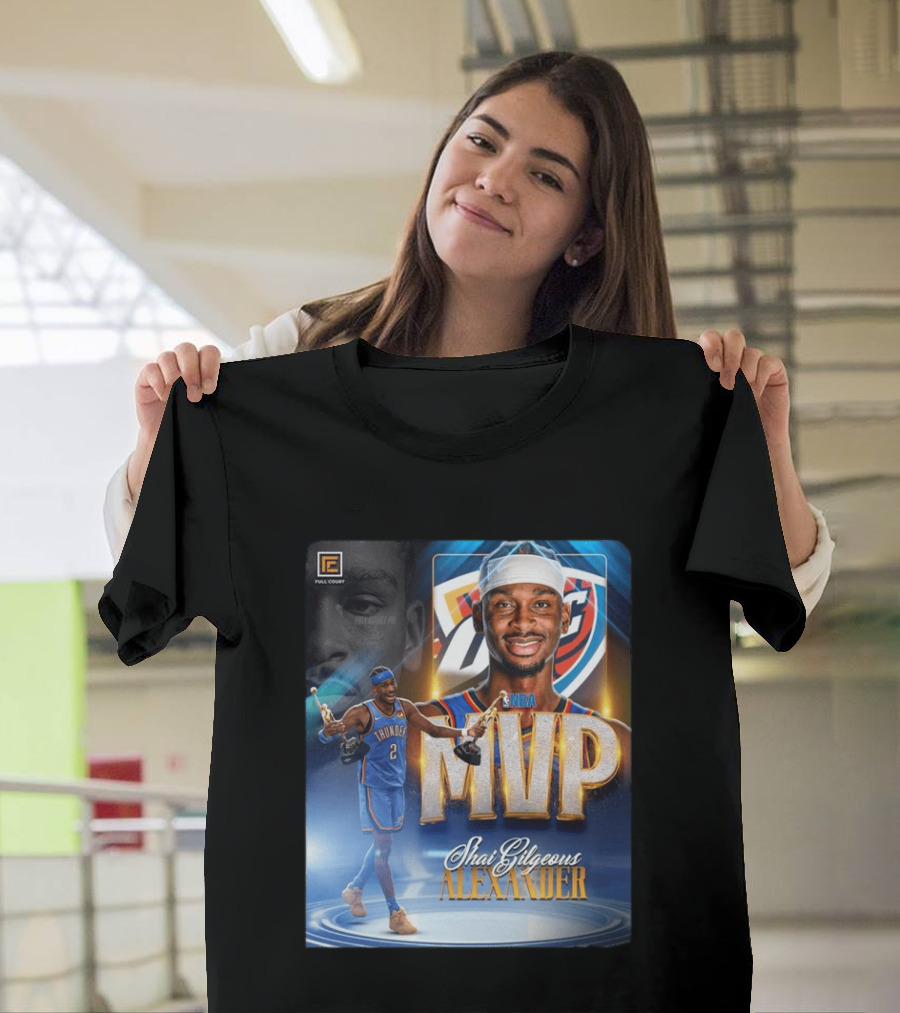 Shai Gilgeous Alexander MVP NBA 2024 Oklahoma City Thunder T-Shirt