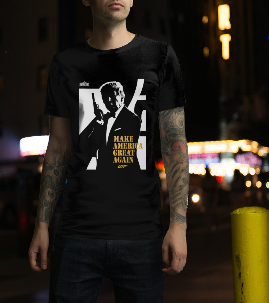 Trump 007 Make America Great Again Bond T-Shirt
