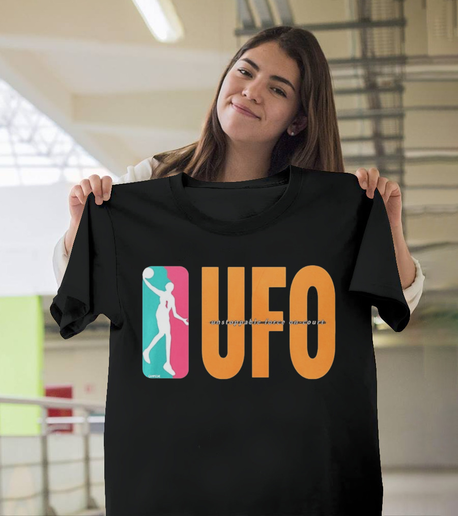 UFO Unstoppable Force On Court San Antonio Spurs T-Shirt