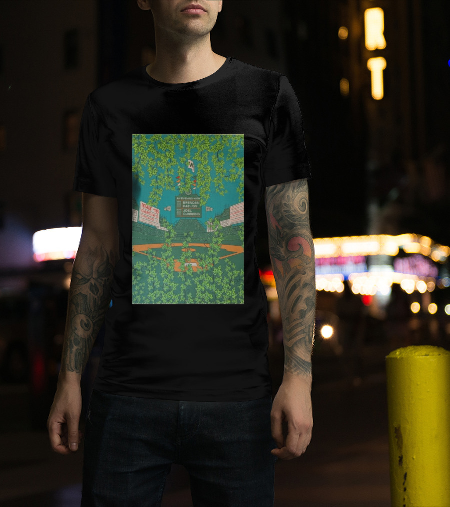 Umphrey's McGee An Evening With Brendan Bayliss Joel Cummins Garcia's Chicago IL May 16 Baseball Field T-Shirt
