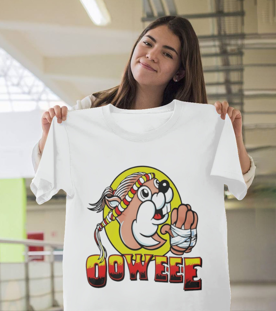 Buc Ees Muay Thai Beaver Ooweee Fighter T-Shirt
