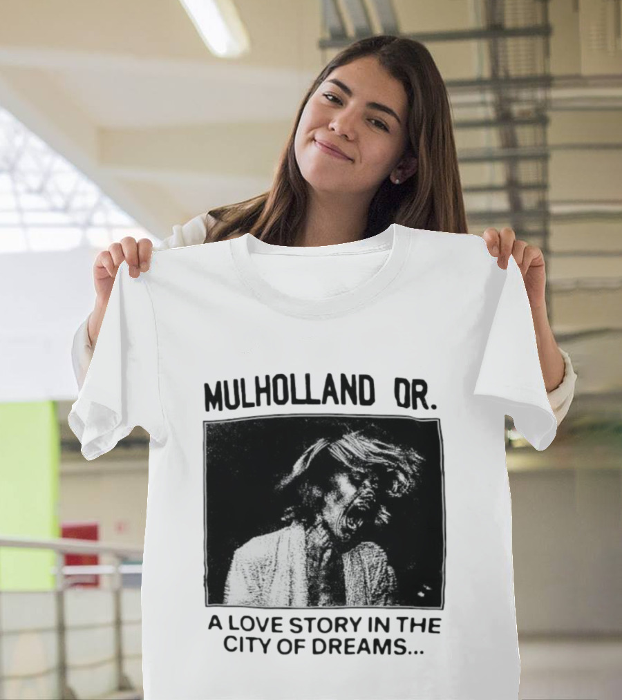 Mulholland Dr. A Love Story In The City Of Dreams Vintage Noir Aesthetic T-Shirt