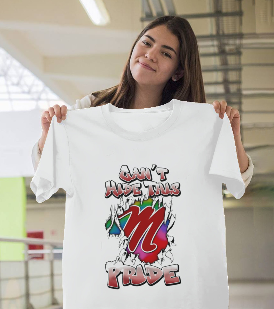 Can't Hide This Pride Ole Miss Rebels M T-Shirt