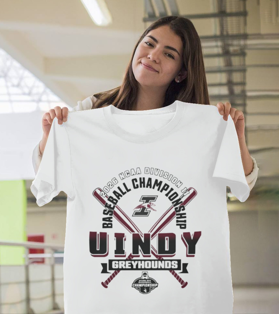 2026 NCAA Division II Baseball Championship UIndy Greyhounds T-Shirt