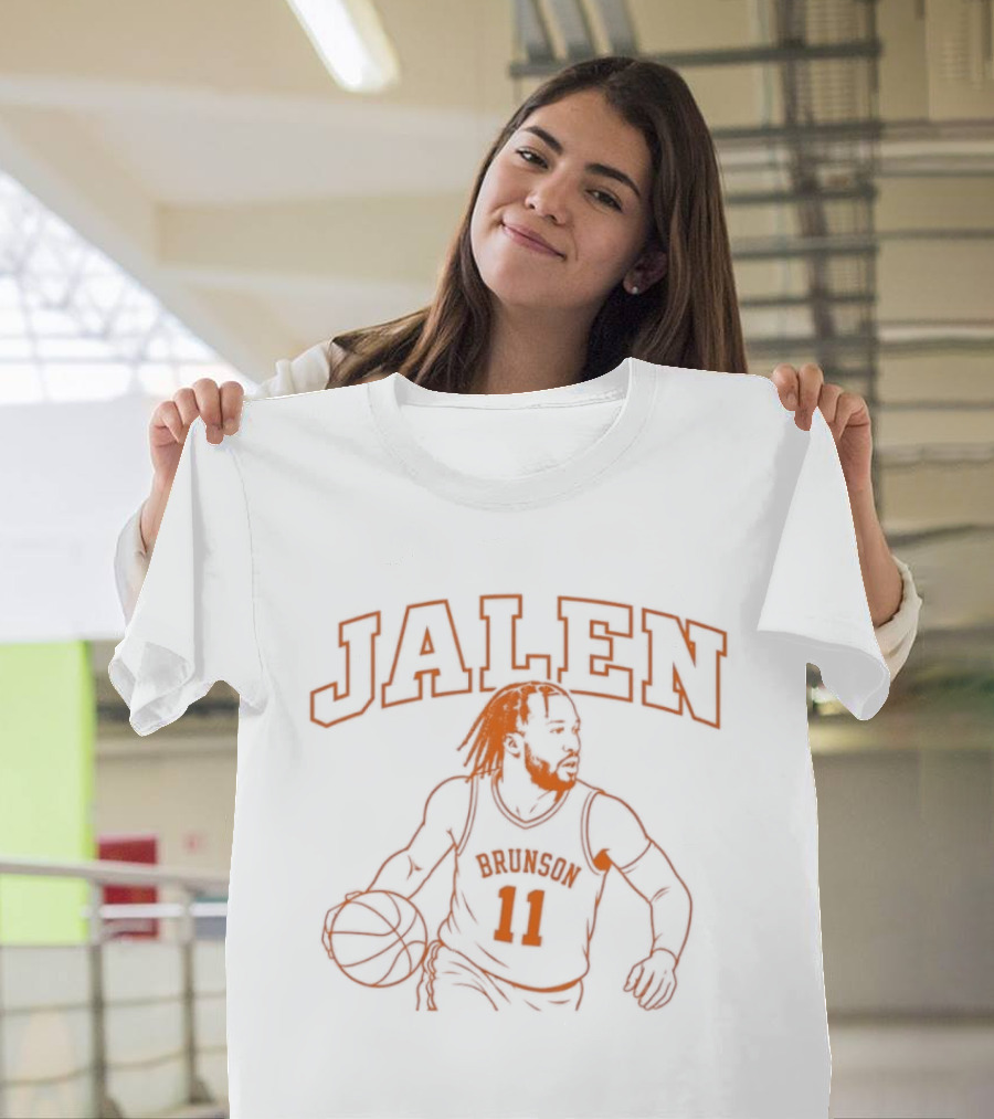 Jalen Brunson Knicks NBA #11 Basketball Star 2026 Season New York Player T-Shirt