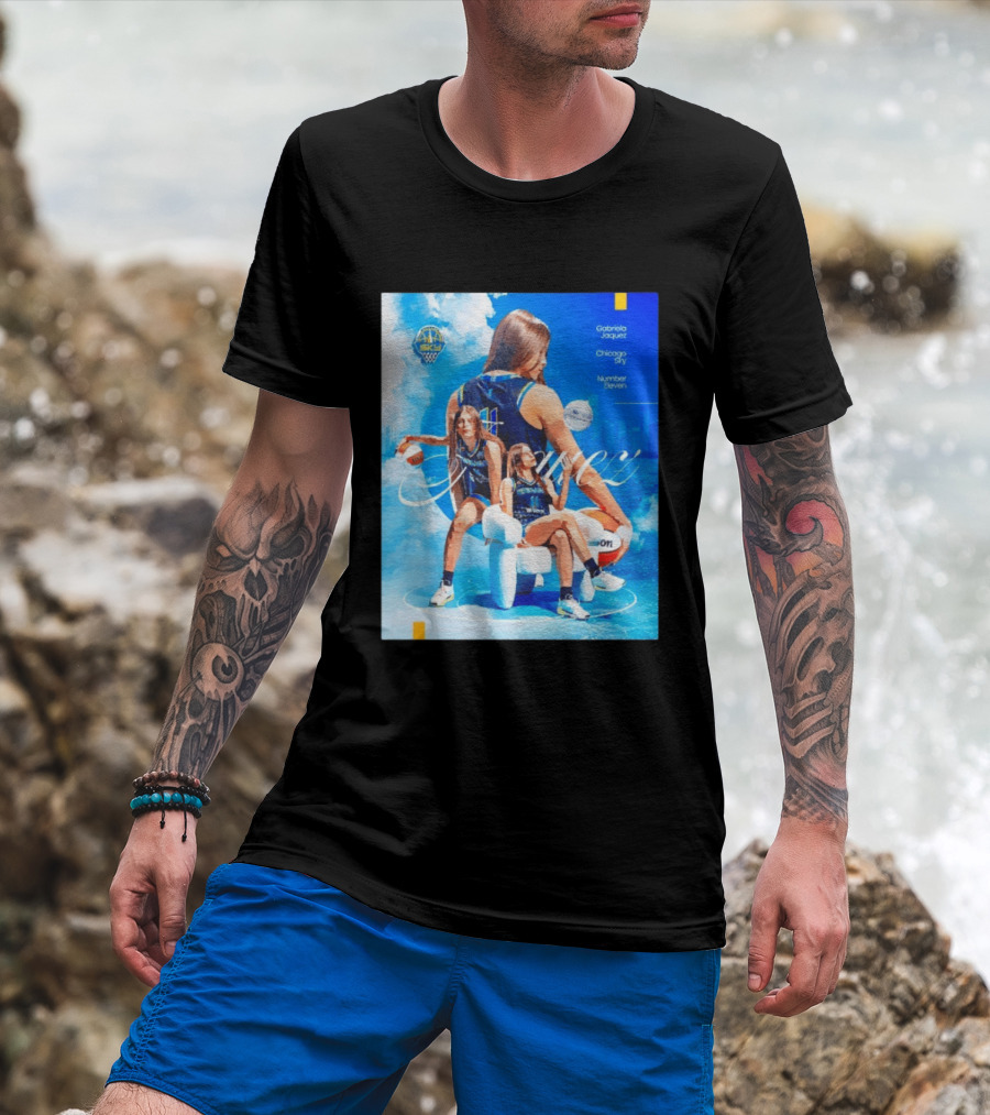 Chicago Sky Gabriela Jaquez Number Eleven Basketball T-Shirt