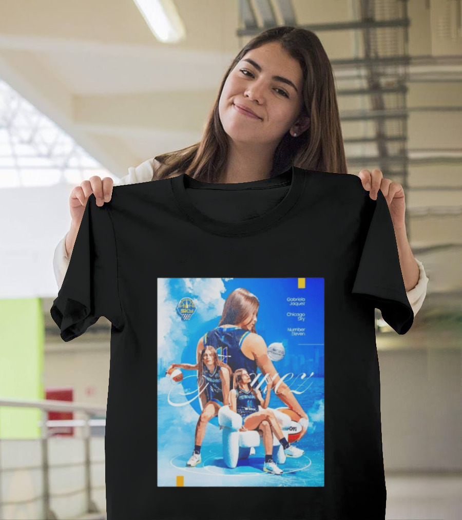 Chicago Sky Gabriela Jaquez Number Eleven Basketball T-Shirt