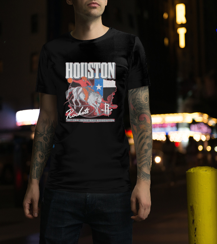 Houston Rockets National Basketball Association Texas Cowboys Basketball T-Shirt