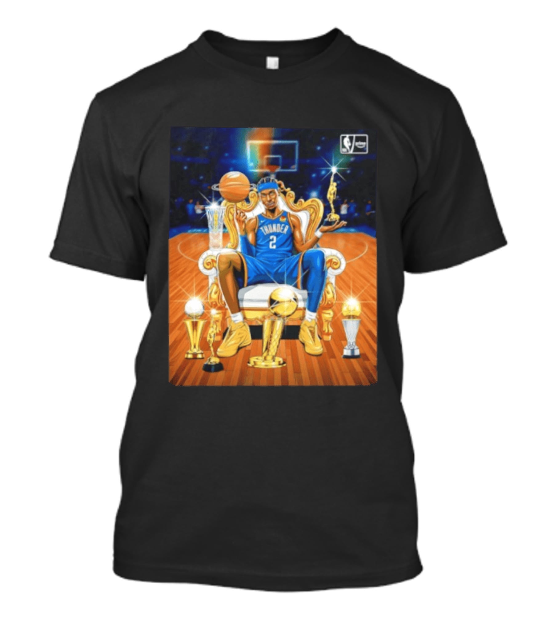 Shai Gilgeous Alexander Thunder NBA MVP 2025 26 Trophy Collection T-Shirt