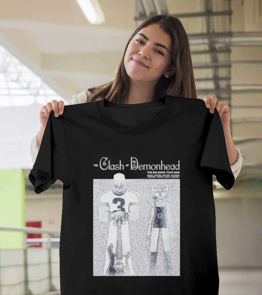 The Clash At Demonhead The Big Bang Tour 2006 Band Art Comic T-Shirt