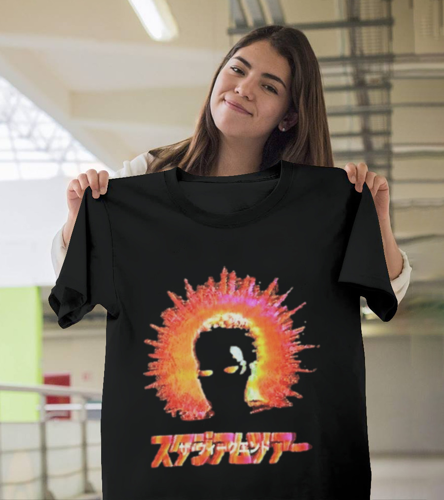 The Weeknd Japan Tour After Hours Til Dawn Flame Headburst T-Shirt
