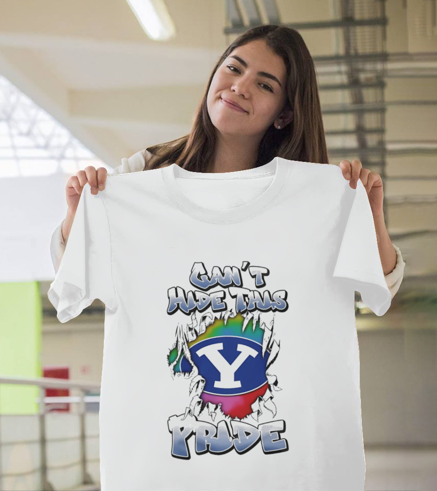 BYU Cougars Can't Hide This Pride Colorful T-Shirt