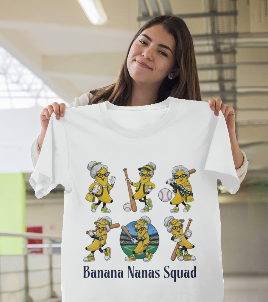Savannah Bananas Elderly Ballplayers Playful Banana Nanas Squad T-Shirt